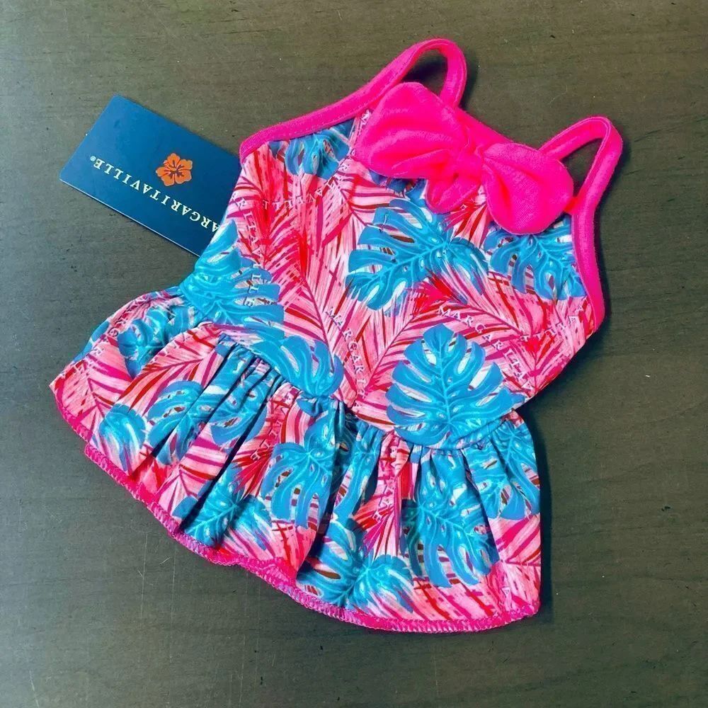 NWT Margaritaville Dog Tropical Botanical Sun Dress XS